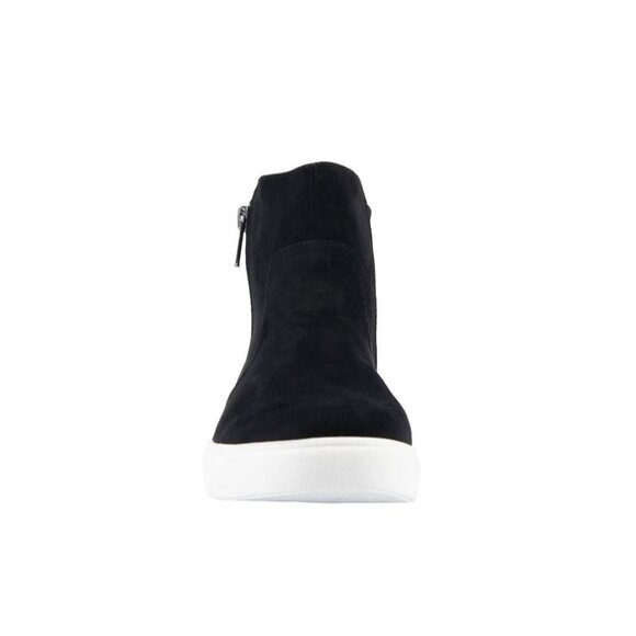 Izod 6.5 Boots Woman Mila Vegan Suede Zip-up Ankle Chukka Sneaker Winter Shoes - Picture 12 of 16